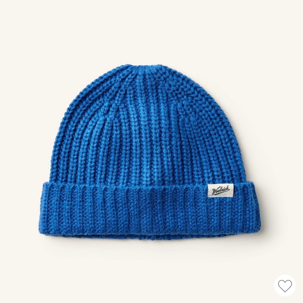 Woolrich Deep Blue Knit Hat